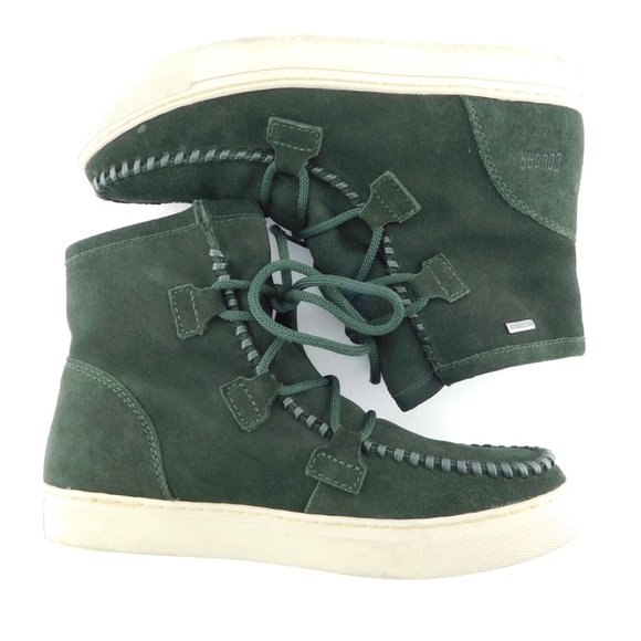 COUGAR Green Suede Waterproof Booties Sneakers 10 - Picture 4 of 8